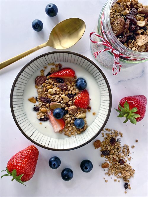 Økologisk granola med højt indhold af fiber Biogan